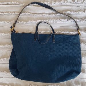 Clare V Navy Tote
